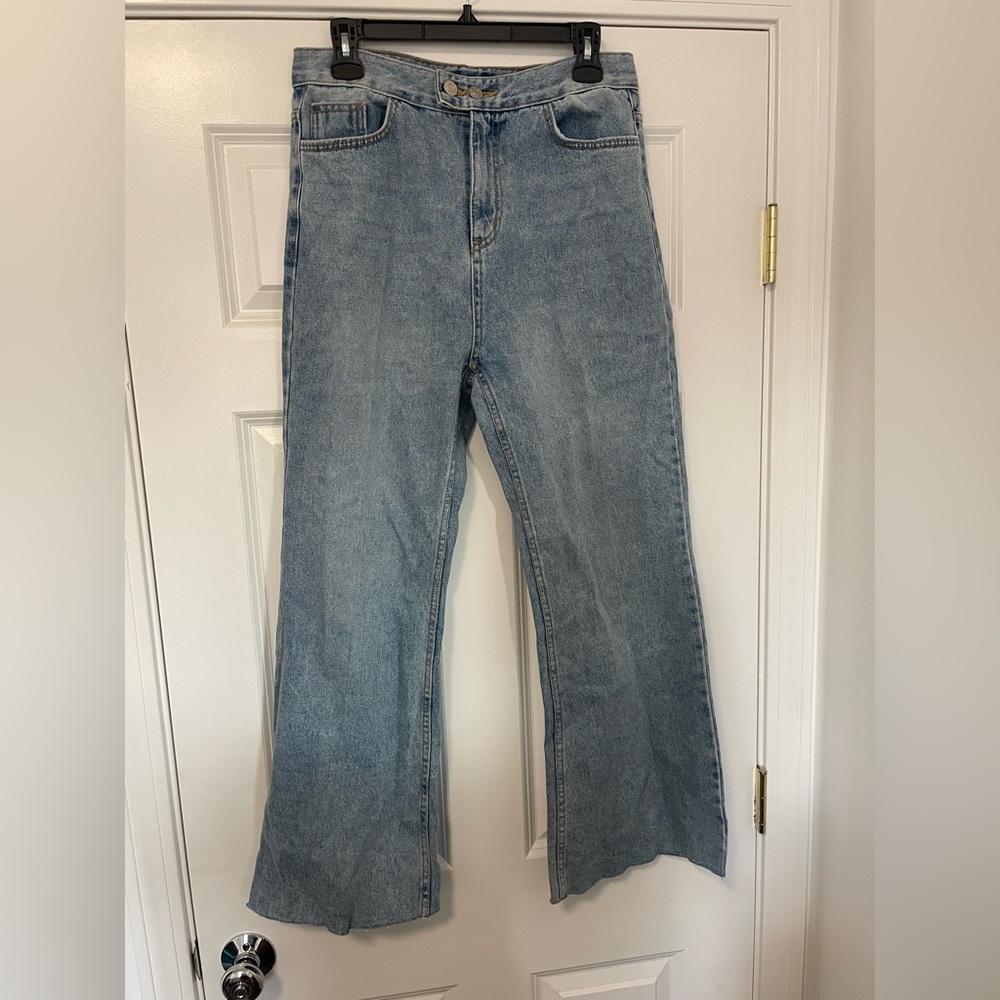 Wide leg jeans